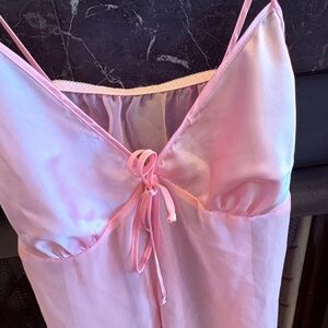 Victoria's Secret Pink Satin nighty set.  (17)